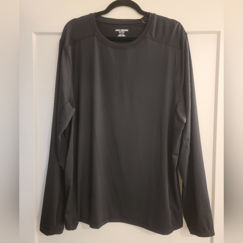 Joe Fresh Men's Charcoal Long Sleeve Tee